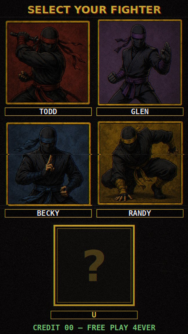 founding members: select your fighter